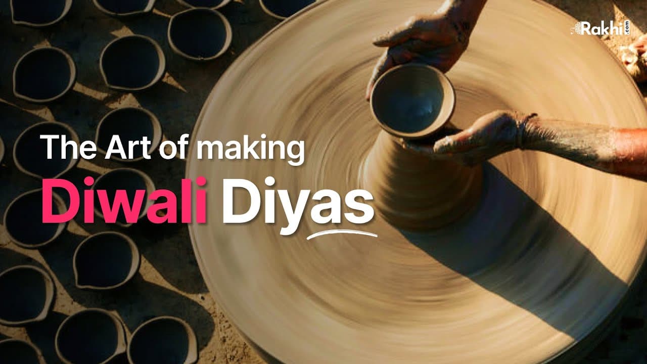 Still from The Art of Making Diwali Diyas
